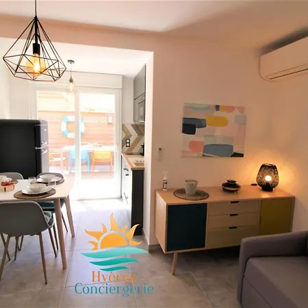 Apartment Hyeres-plage -t2 Neuf Rdj Clim Wifi - La Capte By Hc