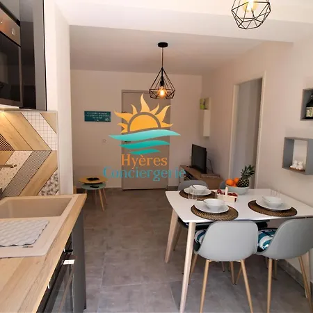 Apartment Hyeres-plage -t2 Neuf Rdj Clim Wifi - La Capte By Hc