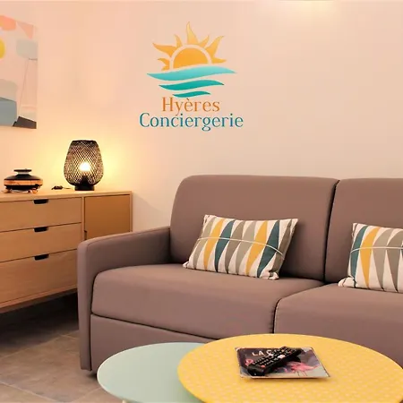 Hyeres-plage -t2 Neuf Rdj Clim Wifi - La Capte By Hc Apartment